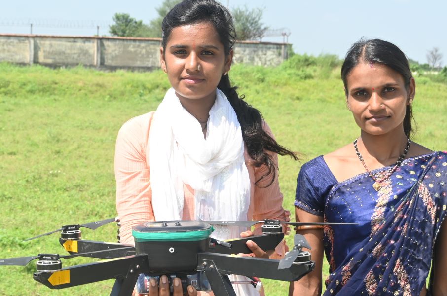 Literacy India Trains Women Drone Pilots For Farming In Rajasthan